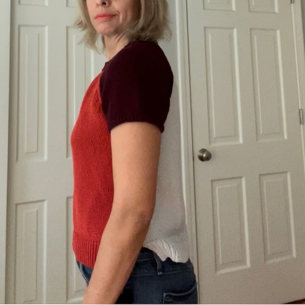 Madewell Color-Block Sweater Top - image 3